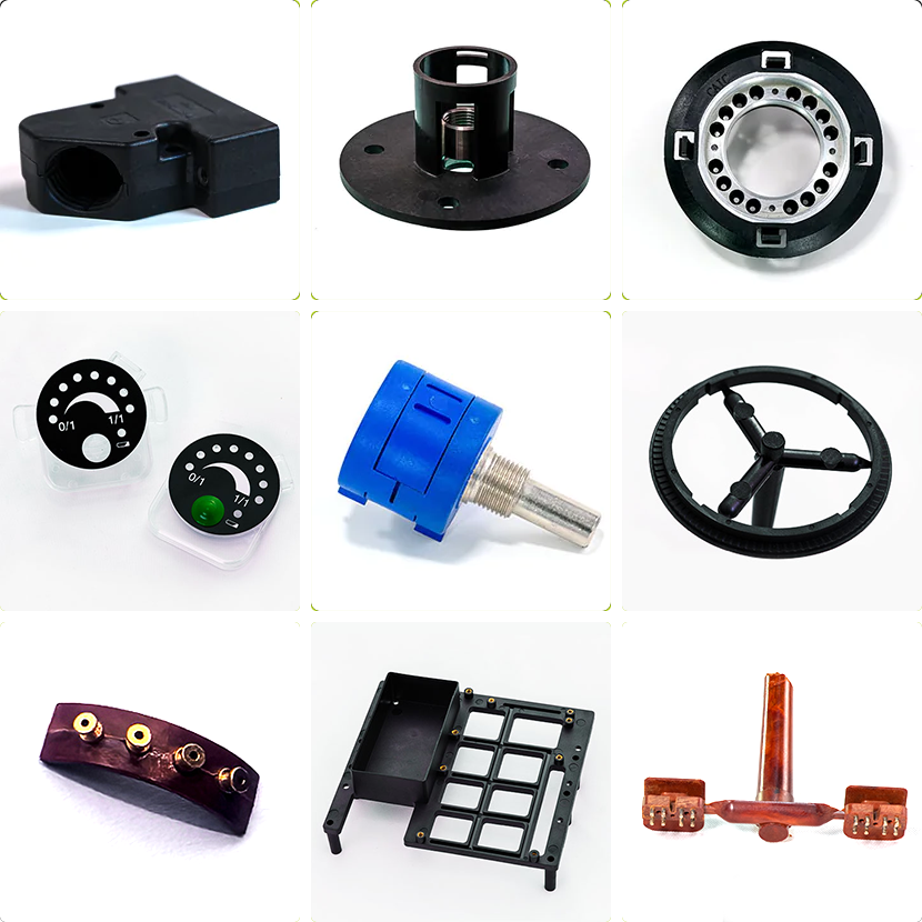 engineering plastic injection molded parts 1